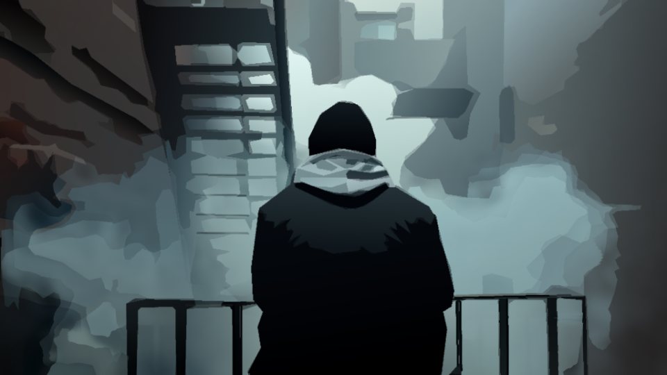 10 · the cel at frame 18: the keyframe drawings carried along that motion